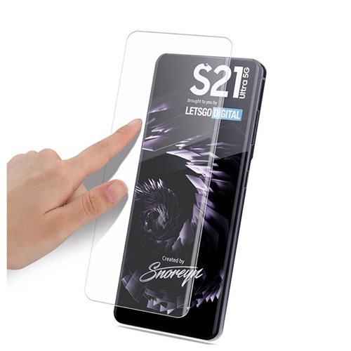 گلس UV محافظ تمام صفحه Samsung Galaxy S21 Ultra